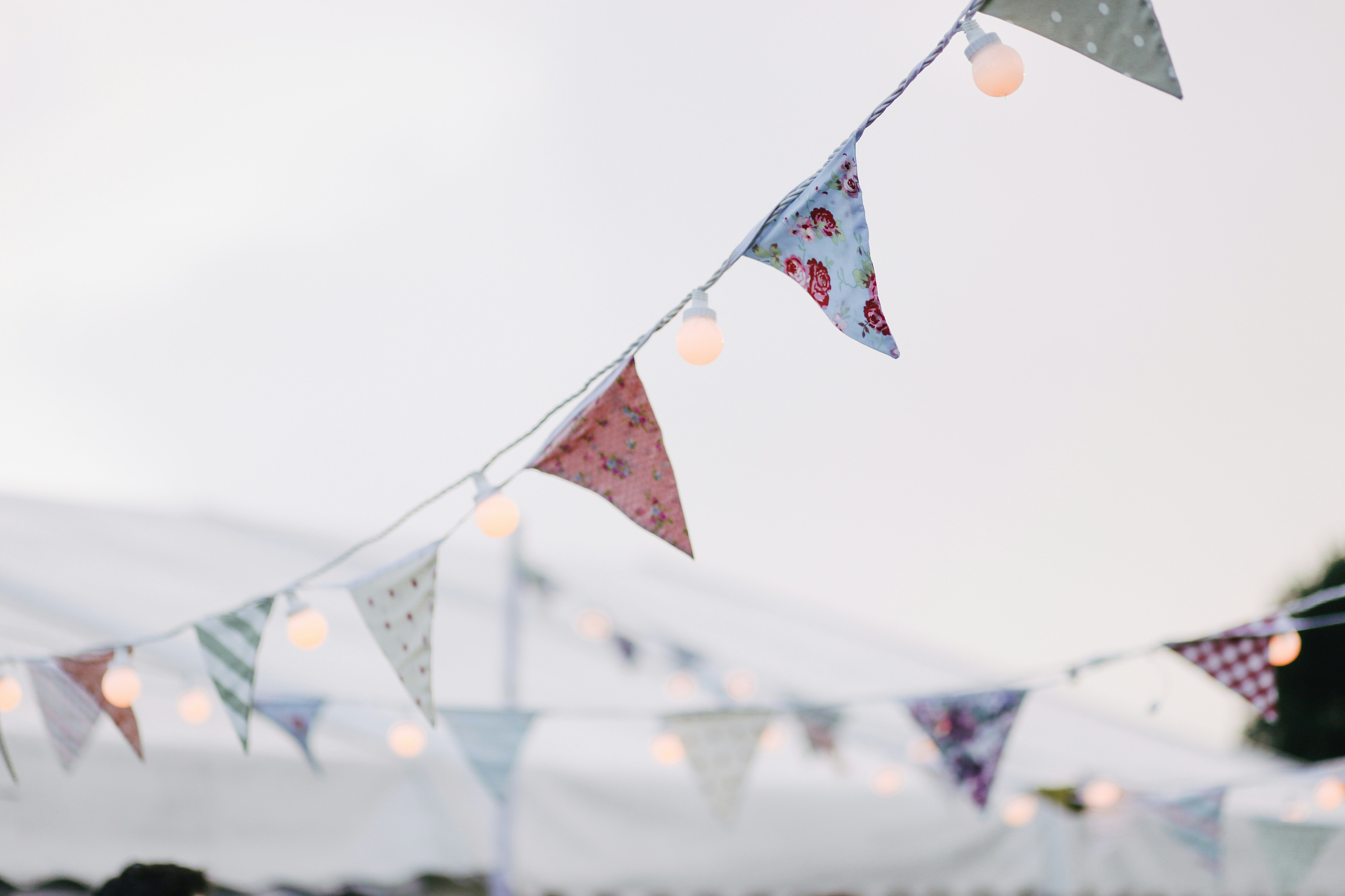 Floral bunting